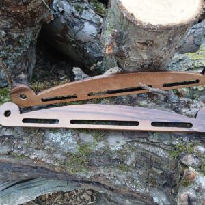 Taschenbügel 30cm Haithabu Nussholz