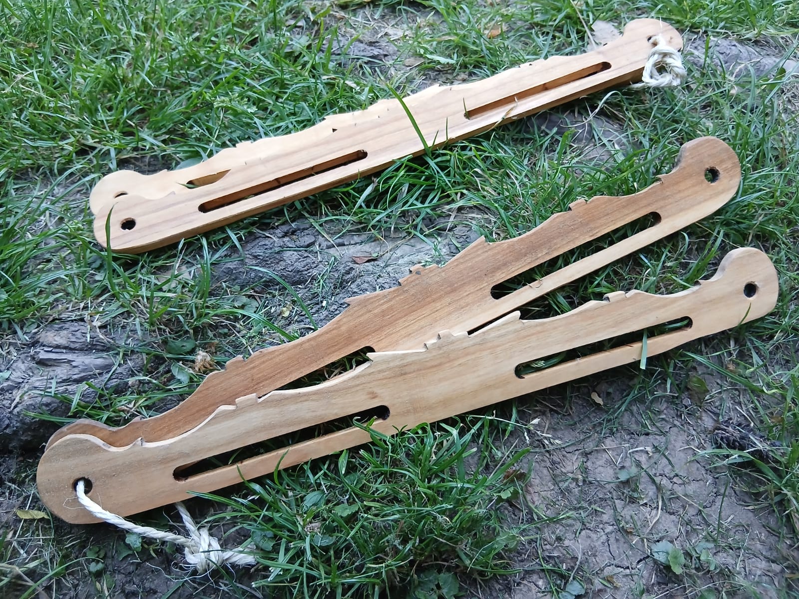 Taschenbügel 40cm Kirschholz