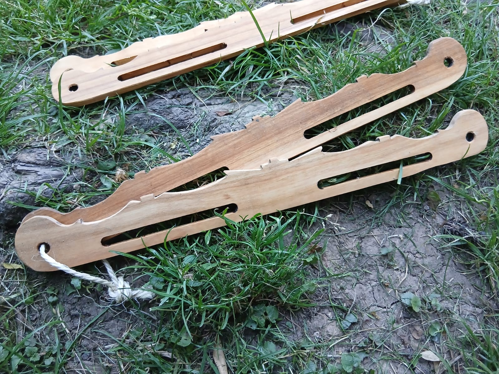 Taschenbügel 40cm Kirschholz – Bild 2