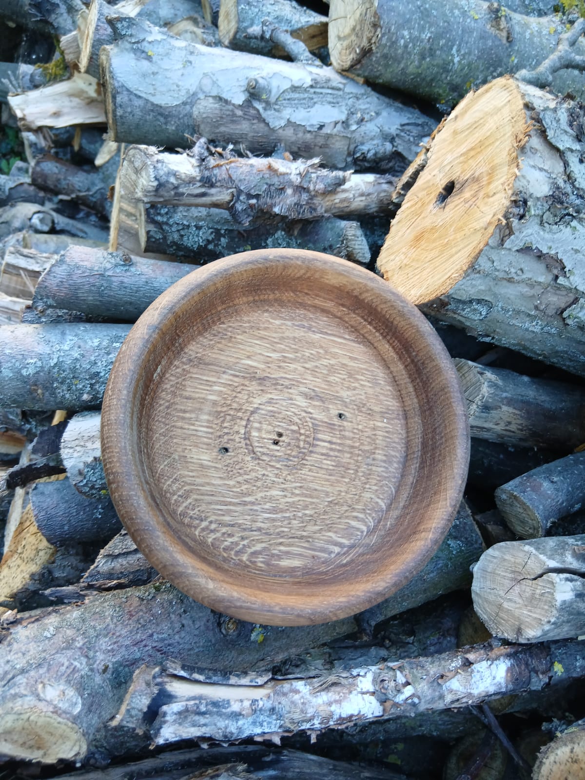 Obstschale Eiche – Bild 3